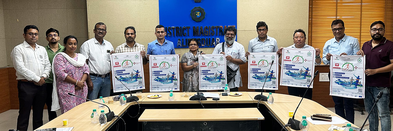 Poster Launch of the 25k Dooars Monsoon Marathon