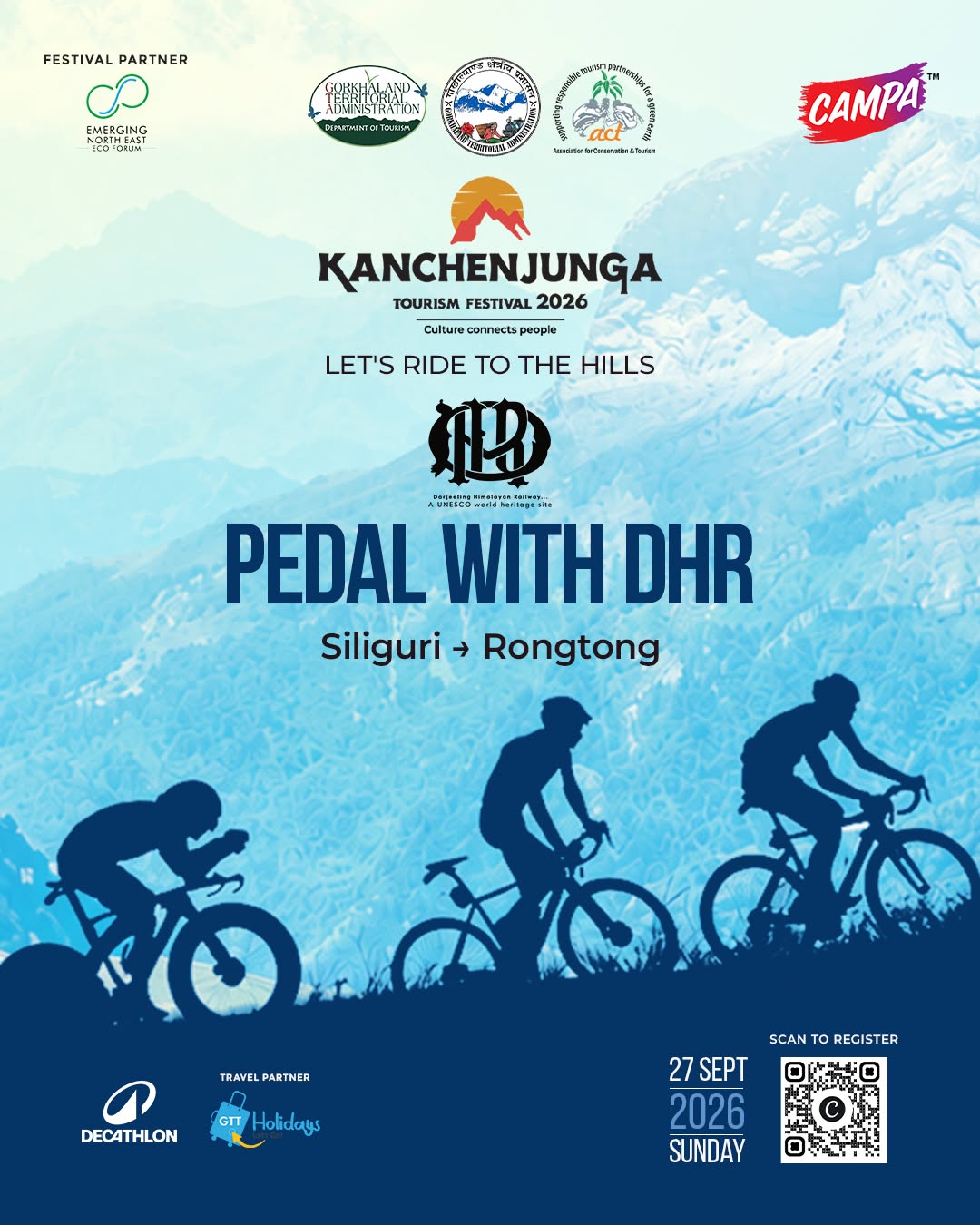 PEDAL WITH DHR: LET'S RIDE TO THE HILLS!